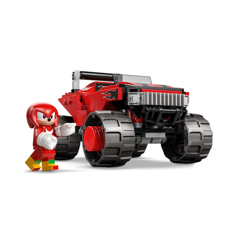 AUTO DE SILVER VS. CAMIONETA MONSTRUO DE KNUCKLES SONIC - 6
