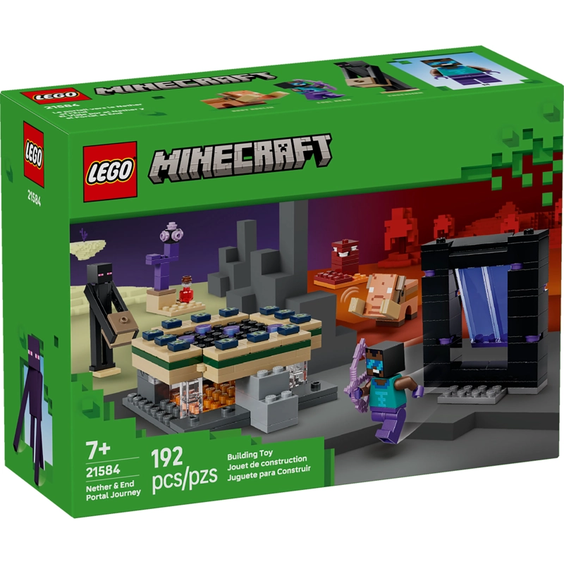 LEGO 21584 EL VIAJE POR EL NETHER Y EL PORTAL AL END - 1