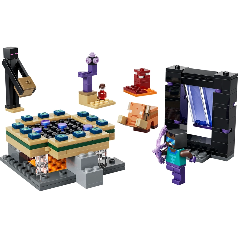 LEGO 21584 EL VIAJE POR EL NETHER Y EL PORTAL AL END - 2