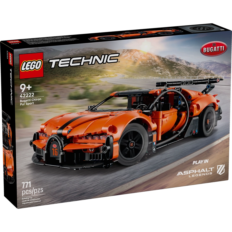 LEGO 42222 HIPERAUTO BUGATTI CHIRON PUR SPORT - 1