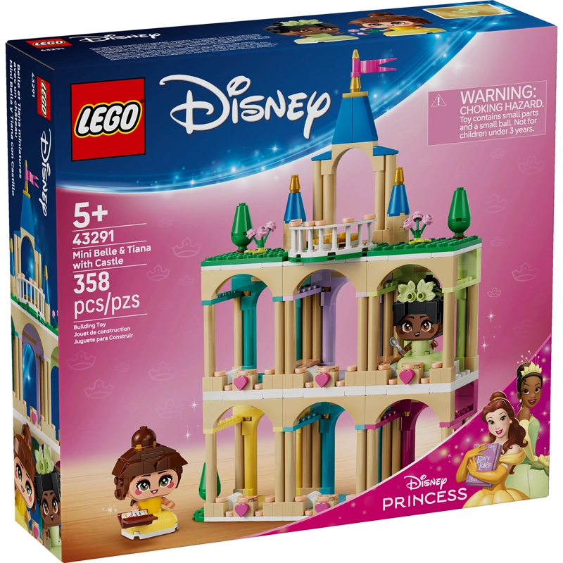 LEGO MINI BELLA Y TIANA CON CASTILLO DISNEY PRINCESS 43291 - 1