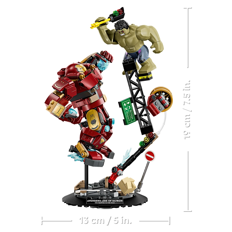 LEGO BATALLA E PICA: ANTI-HULK VS. HULK SUPER HEROES 76343 - 2