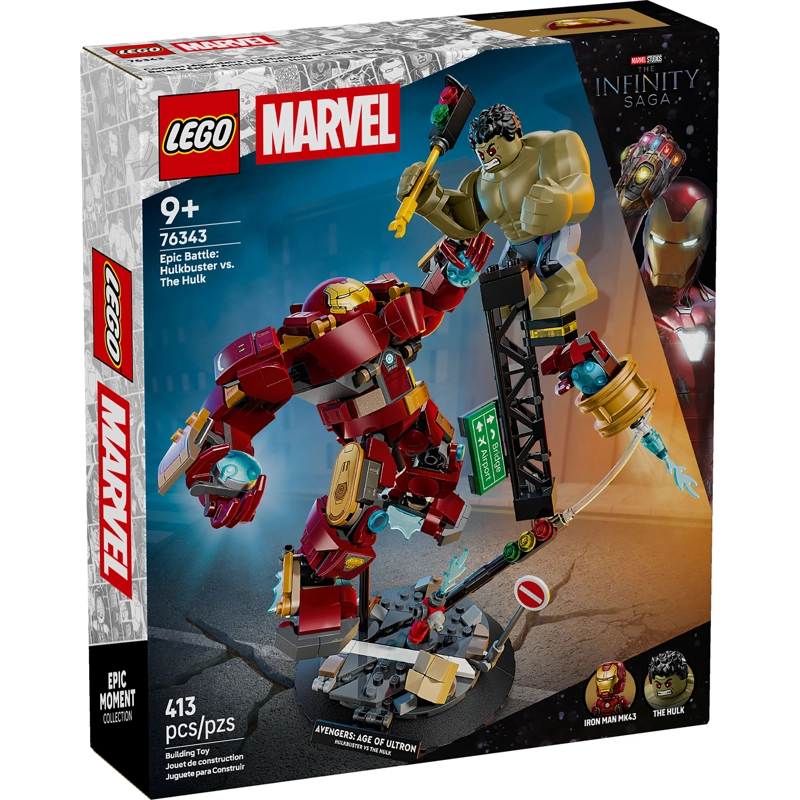 LEGO BATALLA E PICA: ANTI-HULK VS. HULK SUPER HEROES 76343 - 8
