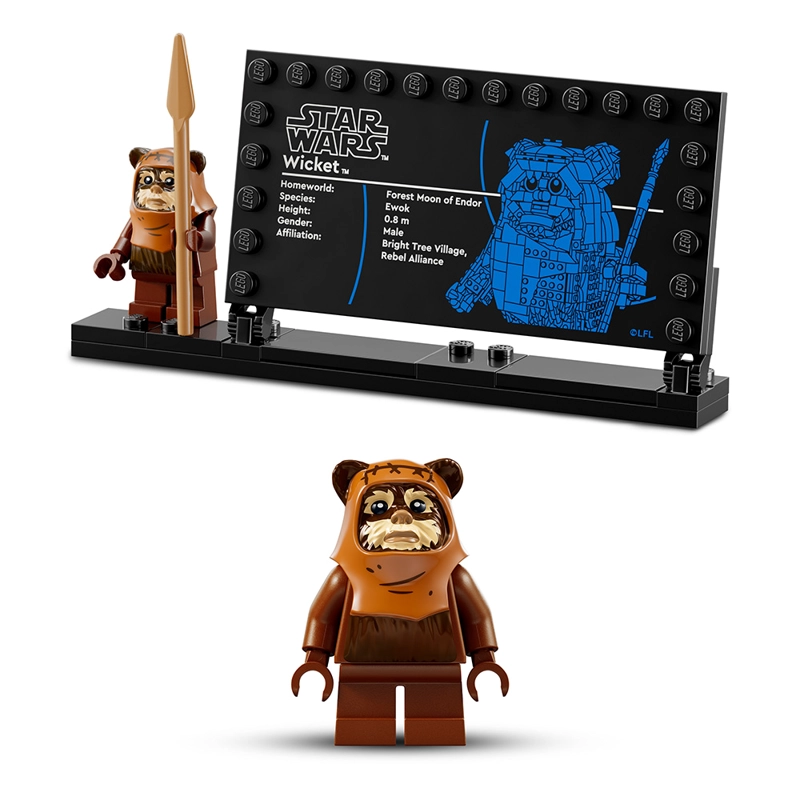 LEGO WICKET EL EWOK STAR WARS TM 75430 - 5