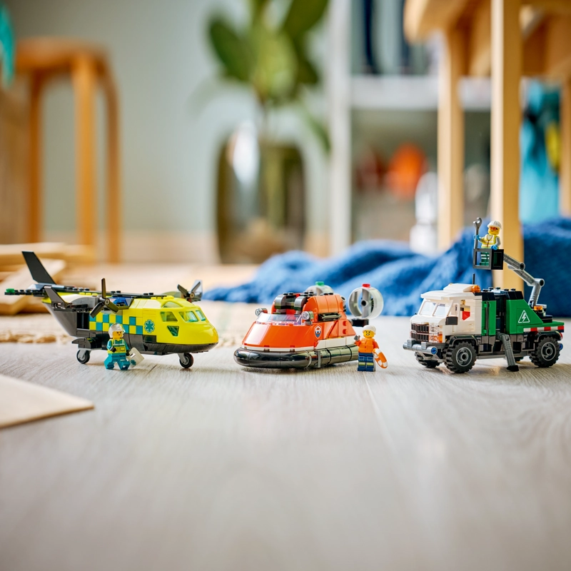 LEGO 60505 REMIX: AVION, CAMION TE CNICO Y AERODESLIZADOR - 4
