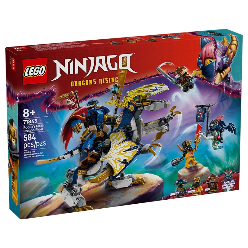 LEGO 71843 MECH DE ROGUE Y DRAGON NINJAGO - 1