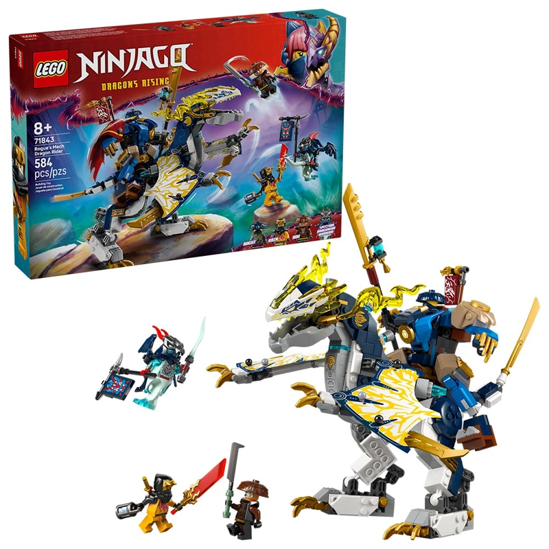 LEGO 71843 MECH DE ROGUE Y DRAGON NINJAGO - 2