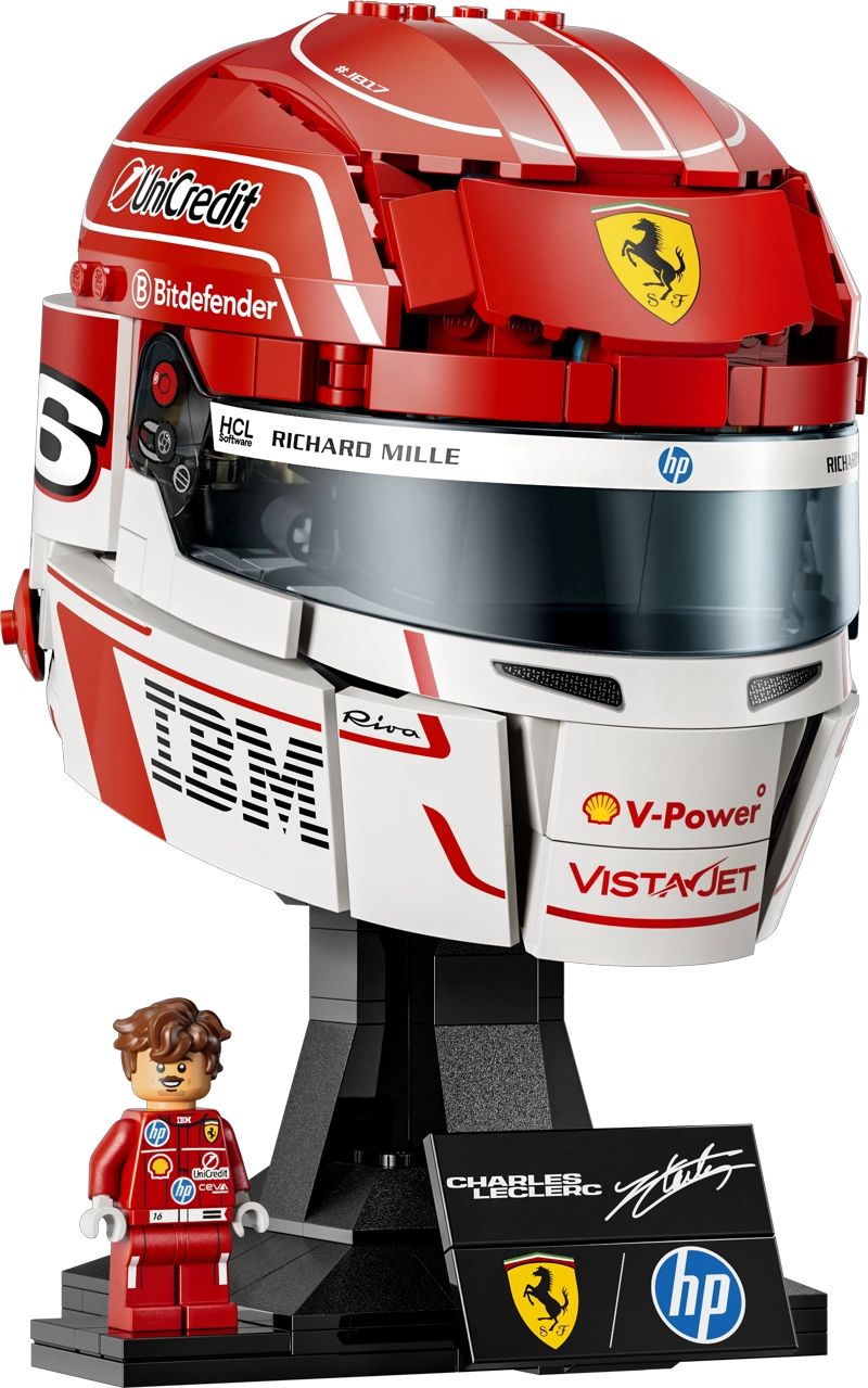 LEGO 43014 SCUDERIA FERRARI HP: CASCO DE CHARLES LECLERC - 3