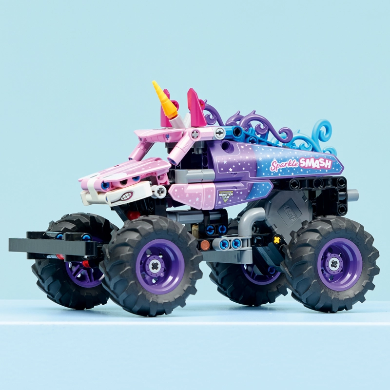 LEGO 42220 MONSTER JAM SPARKLE SMASH CON MOTOR CARGA TECHNIC - 4