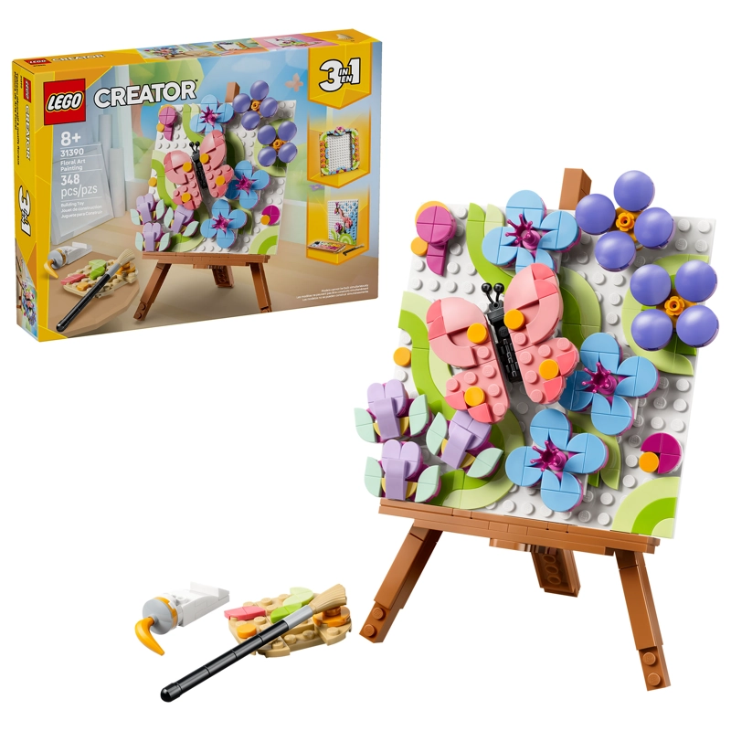 LEGO 31390 PINTURA DECORATIVA DE ARTE FLORAL - 2