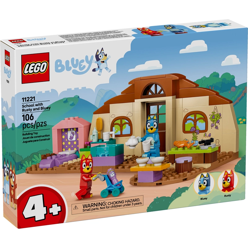 LEGO 11221 ESCUELA CON RUSTY Y BLUEY - 1