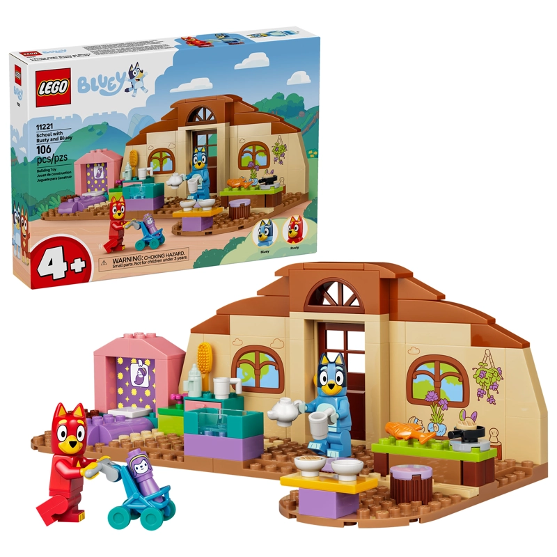 LEGO 11221 ESCUELA CON RUSTY Y BLUEY - 2