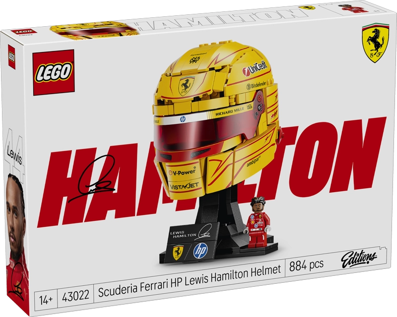 LEGO 43022 SCUDERIA FERRARI HP: CASCO DE LEWIS HAMILTON - 1
