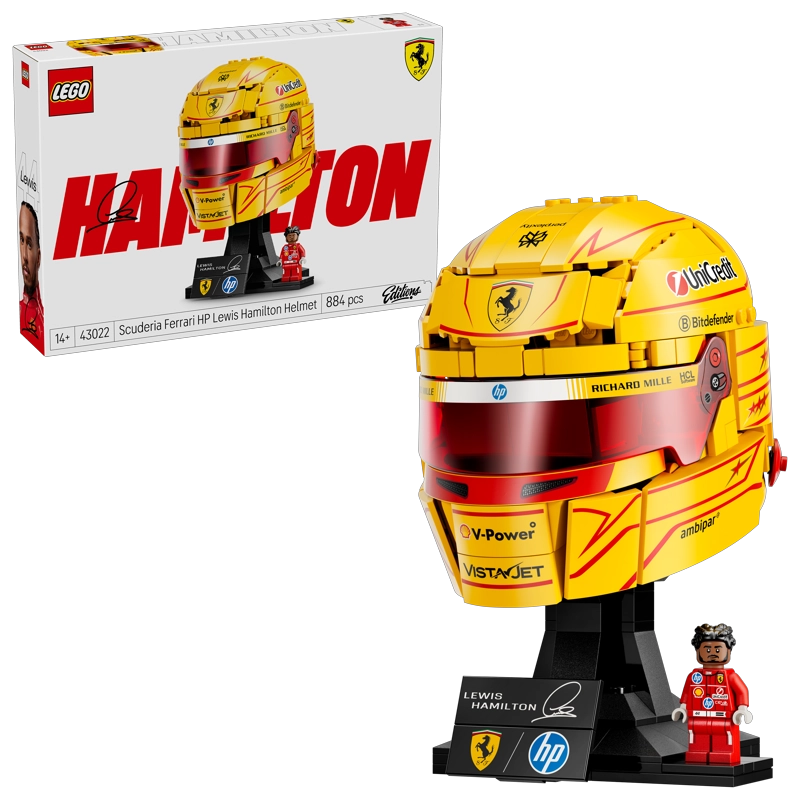 LEGO 43022 SCUDERIA FERRARI HP: CASCO DE LEWIS HAMILTON - 2