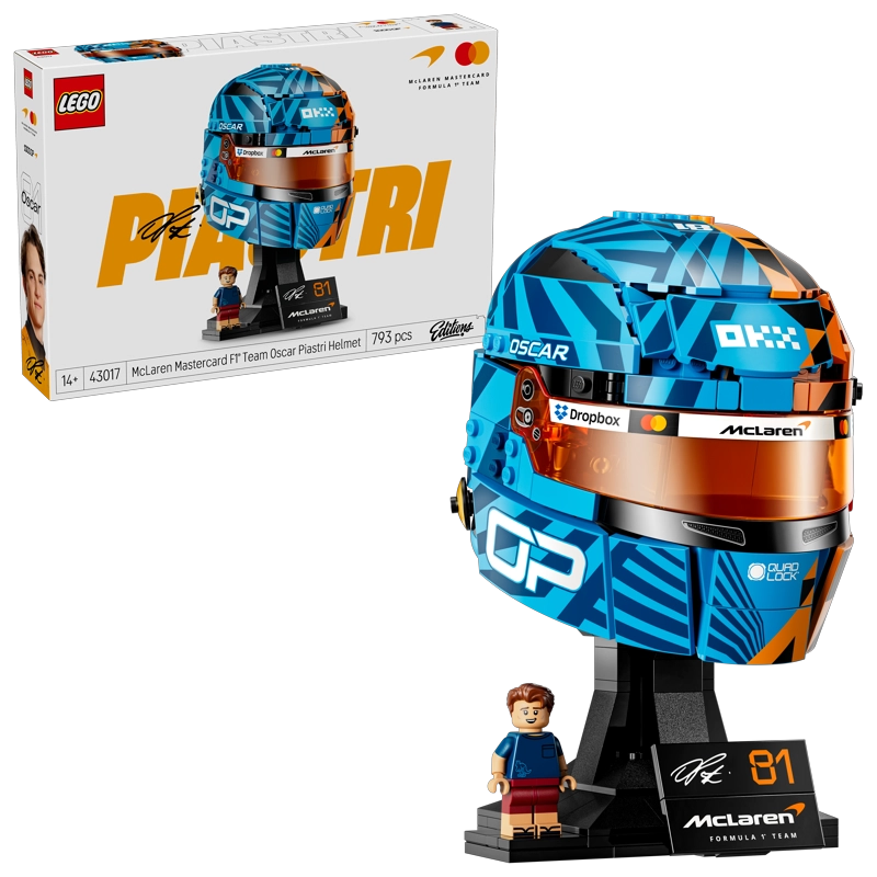 LEGO 43017 MCLAREN MASTERCARD F1 TEAM OSCAR PIASTRI HELMET - 2