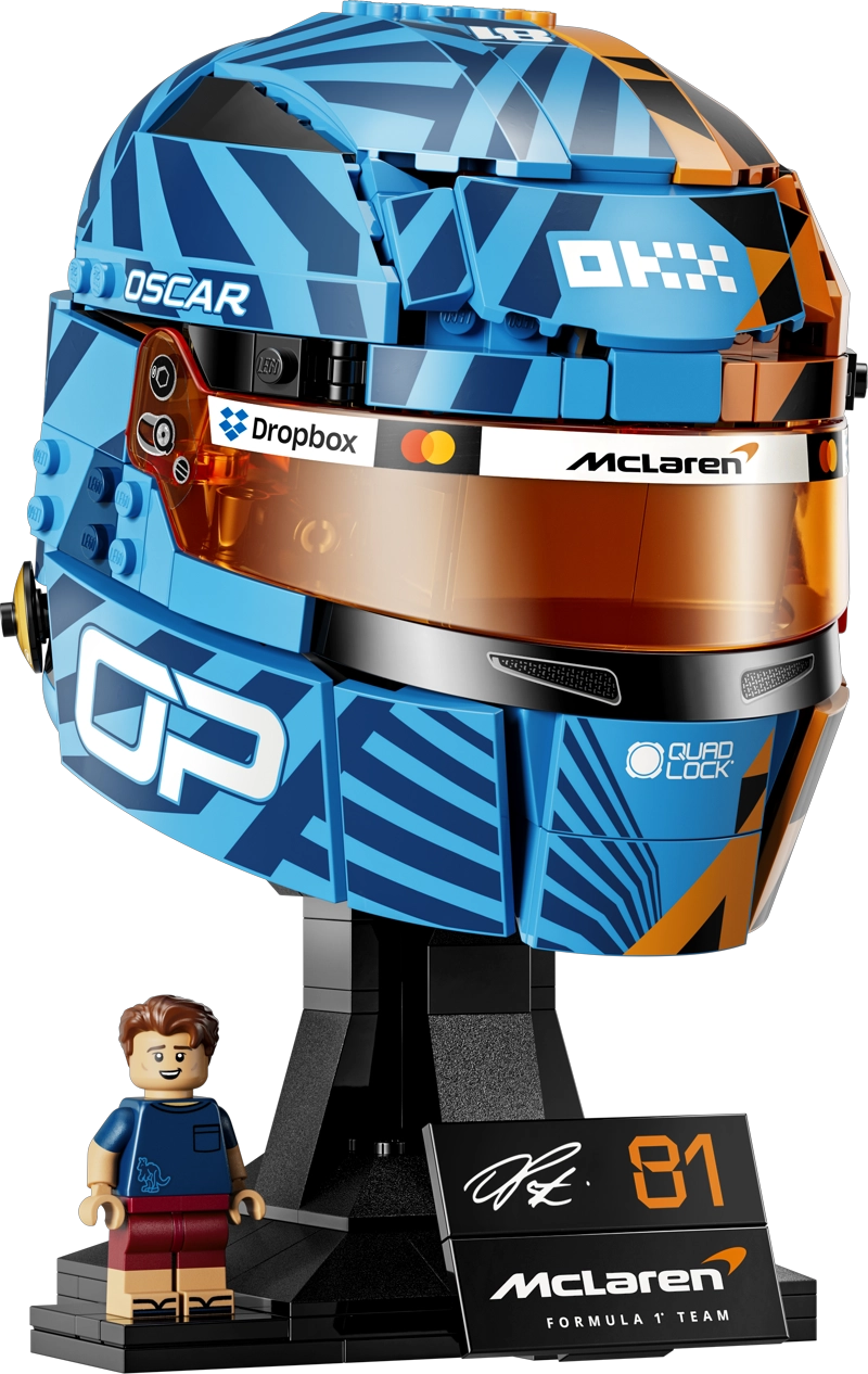 LEGO 43017 MCLAREN MASTERCARD F1 TEAM OSCAR PIASTRI HELMET - 4