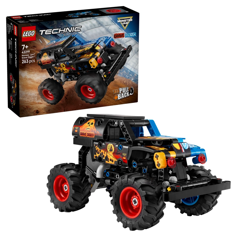 LEGO 42219 MONSTER JAM GRAVE DIGGER FUEGO Y HIELO TECHNIC - 2