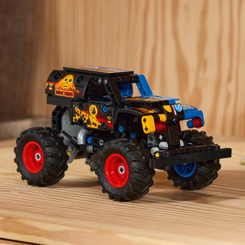 LEGO 42219 MONSTER JAM GRAVE DIGGER FUEGO Y HIELO TECHNIC - 4