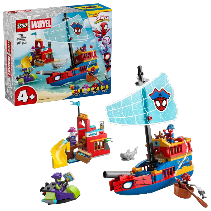 LEGO 11208 BARCO PIRATA DEL EQUIPO SPIDEY - 1