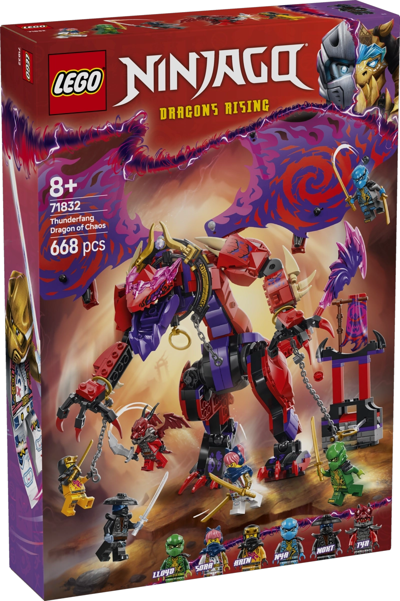 LEGO 71832 DRAGON DEL CAOS: COLMILLO TRONADOR NINJAGO - 1