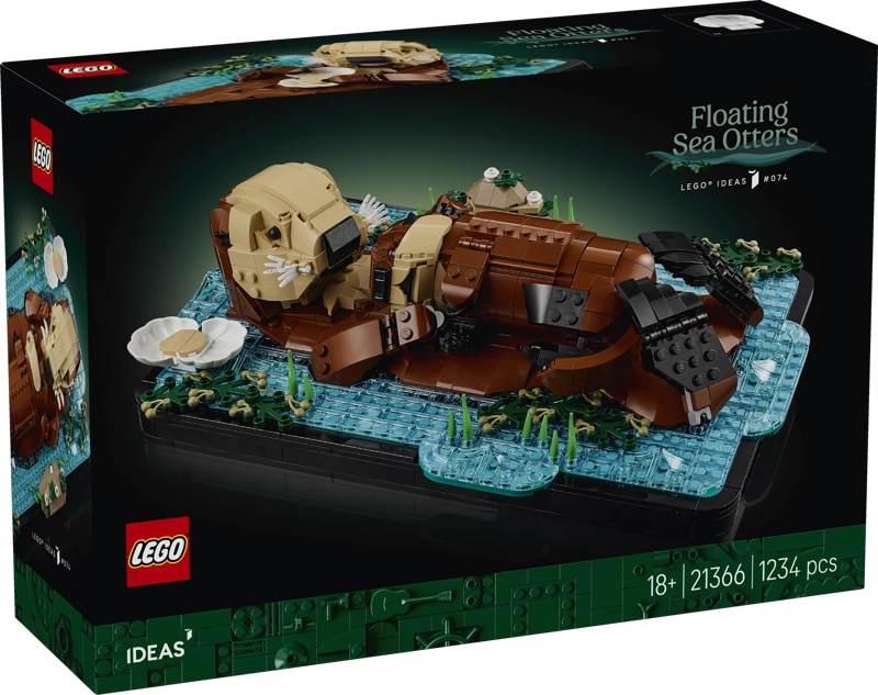 LEGO 21366 NUTRIAS MARINAS A FLOTE LEGO IDEAS - 1