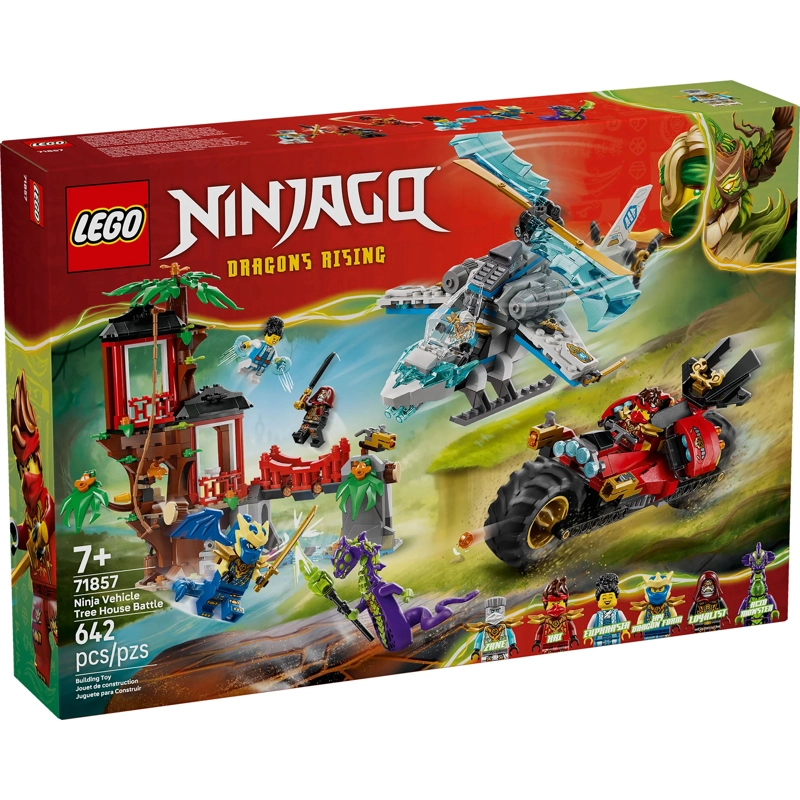 LEGO 71857 BATALLA DE VEHICULOS NINJA JUNTO A LA CASA ARBOL - 1