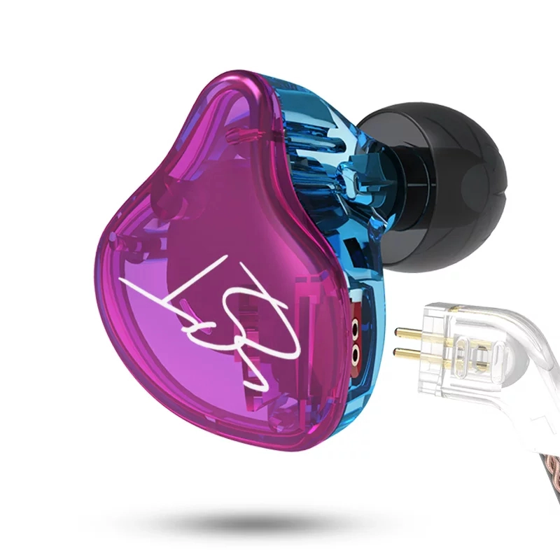 SET AUDÍFONOS KZ ZST + ESTUCHE + GOMAS - 2