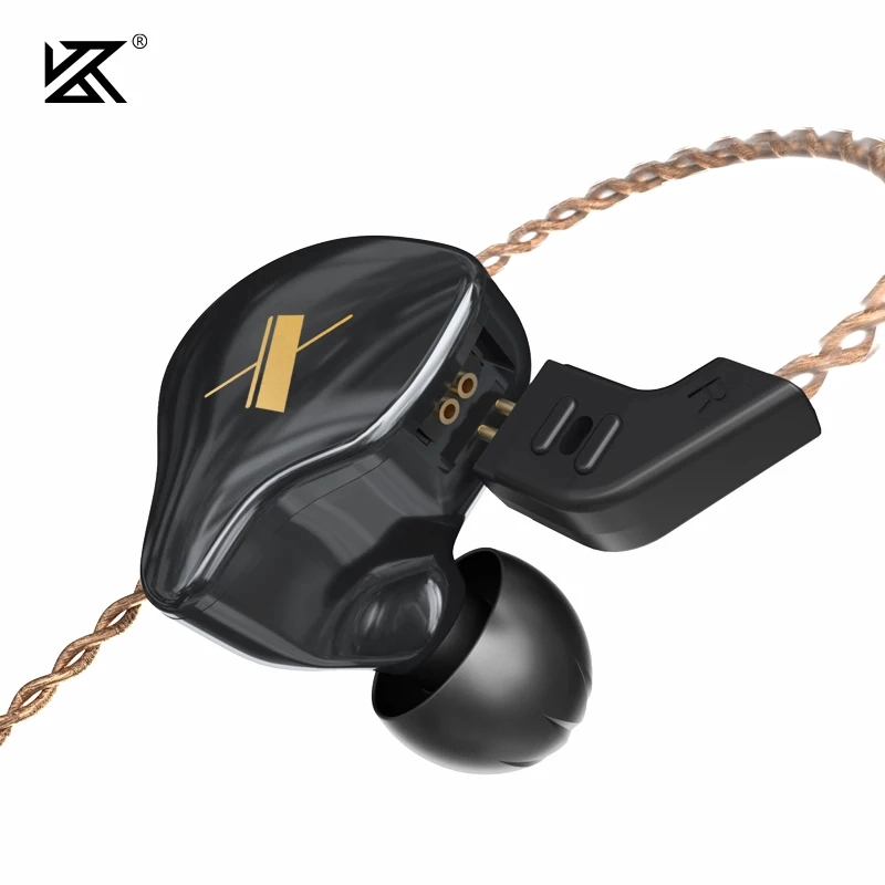 SET AUDÍFONOS KZ EDX + ESTUCHE + GOMAS - 1