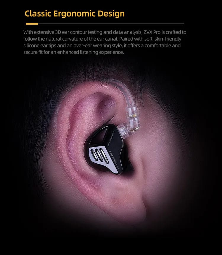 AUDÍFONOS KZ ZVX + ACCESORIOS + ESPUMAS + ESTUCHE. - 3