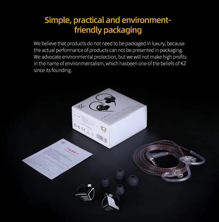 AUDÍFONOS KZ ZVX + ACCESORIOS + ESPUMAS + ESTUCHE. - 5
