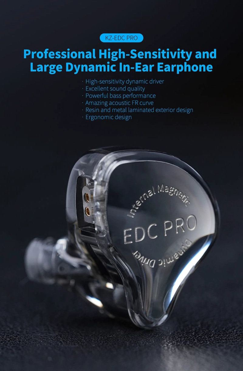 AUDÍFONOS KZ EDC PRO + ACCESORIOS + ESPUMAS + ESTUCHE. - 3