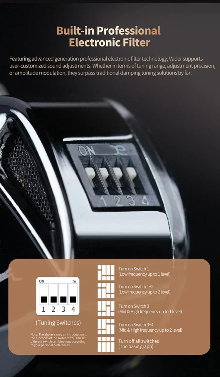 AUDÍFONOS KZ VADER + ACCESORIOS + ESPUMAS + ESTUCHE. - 6