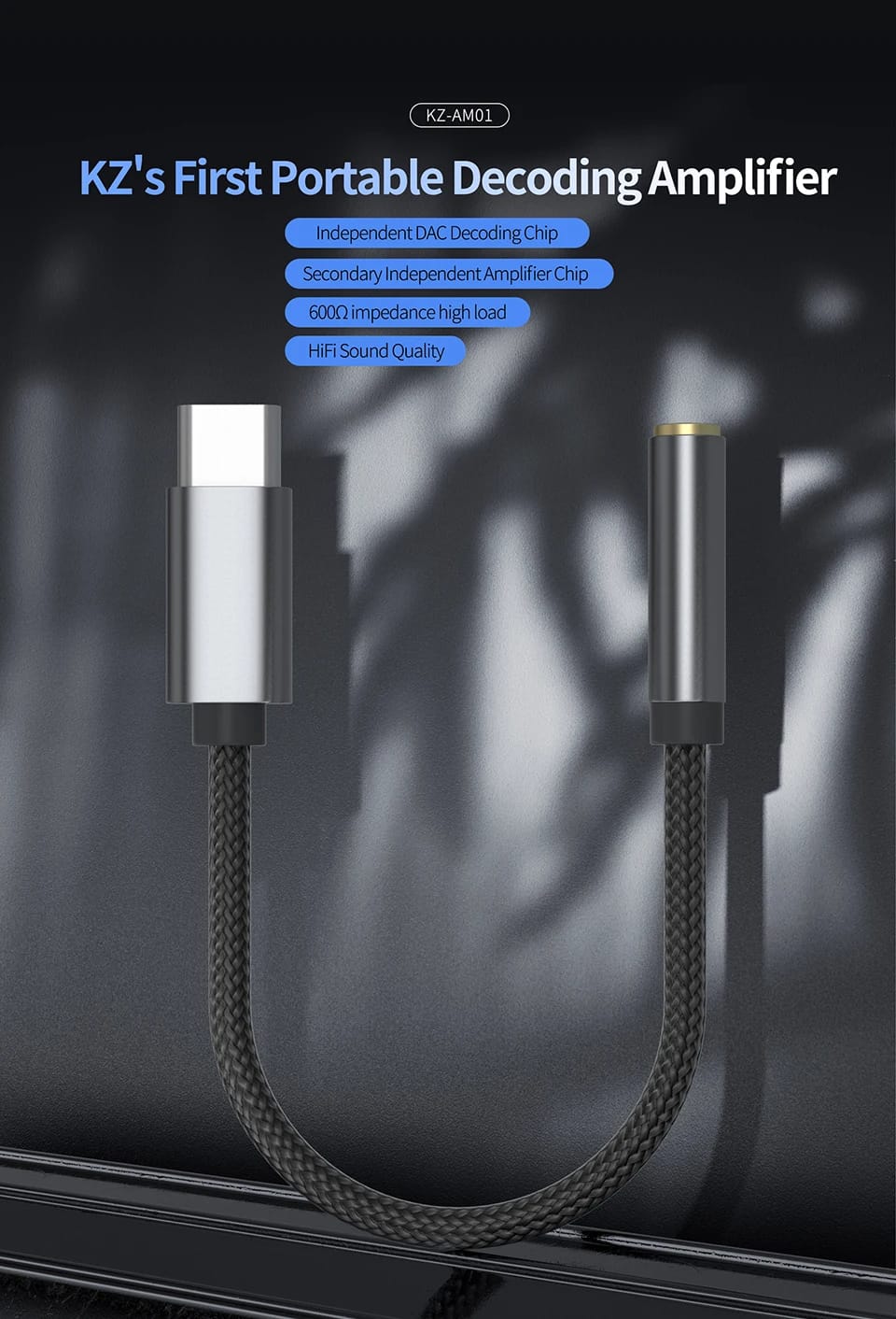 KZ AM01 – DAC - CABLE TIPO C. - 3