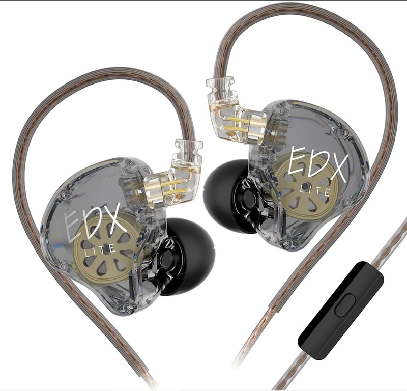 AUDÍFONOS KZ EDX LITE + ACCESORIOS + ESPUMAS + ESTUCHE. - 1