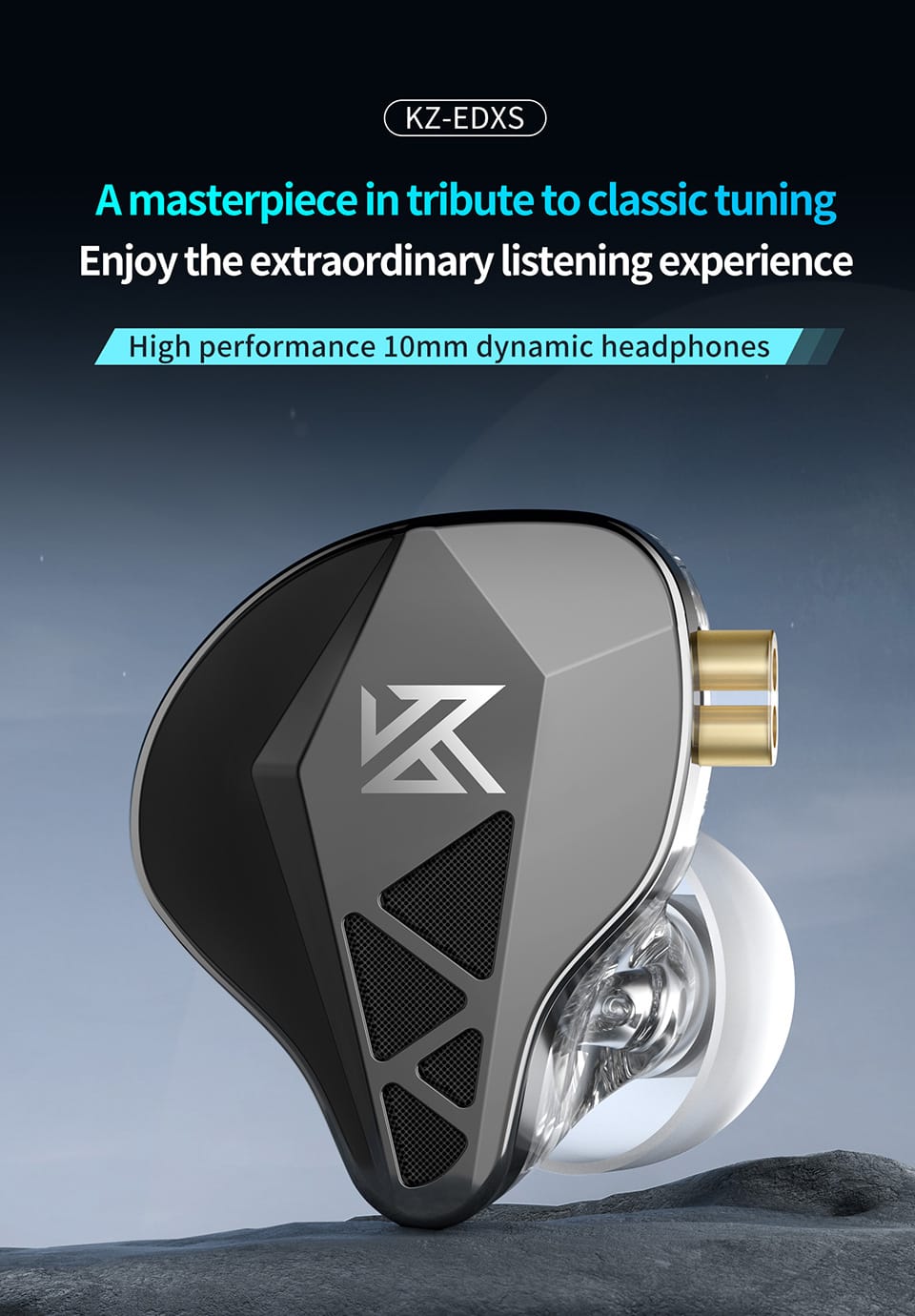 AUDÍFONOS KZ EDXS + ACCESORIOS + ESPUMAS + ESTUCHE. - 4