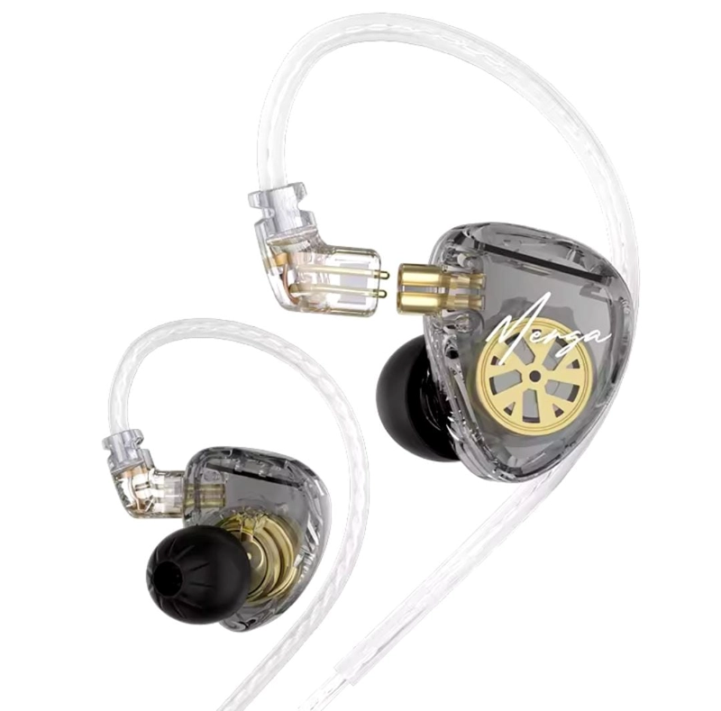 AUDÍFONOS KZ MERGA + ACCESORIOS + ESPUMAS + ESTUCHE. - 1