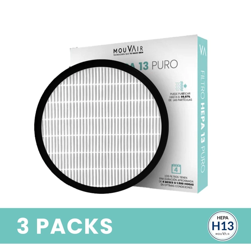 PACK MOUVAIR FILTROS DE REEMPLAZO OM - HEPA H13 - 1