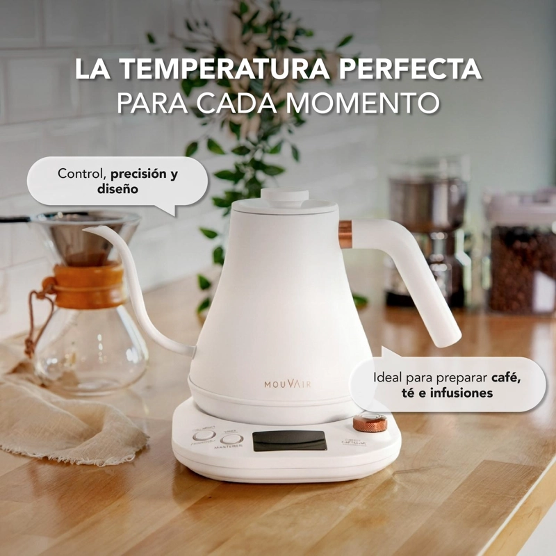 HERVIDOR ELECTRICO INTELIGENTE CUELLO CISNE MOUVAIR SWAN - 2