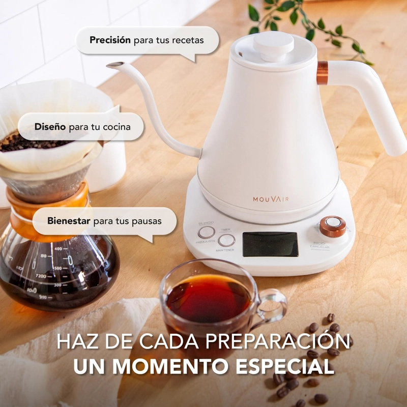 HERVIDOR ELECTRICO INTELIGENTE CUELLO CISNE MOUVAIR SWAN - 8