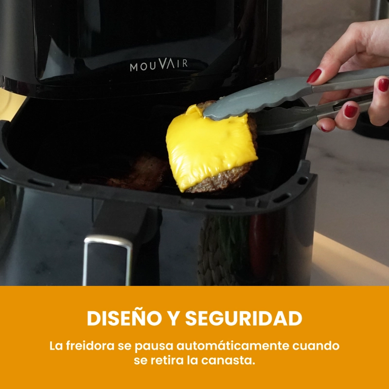 FREIDORA DE AIRE MOUVAIR CLEAR FRY 6 L - 8
