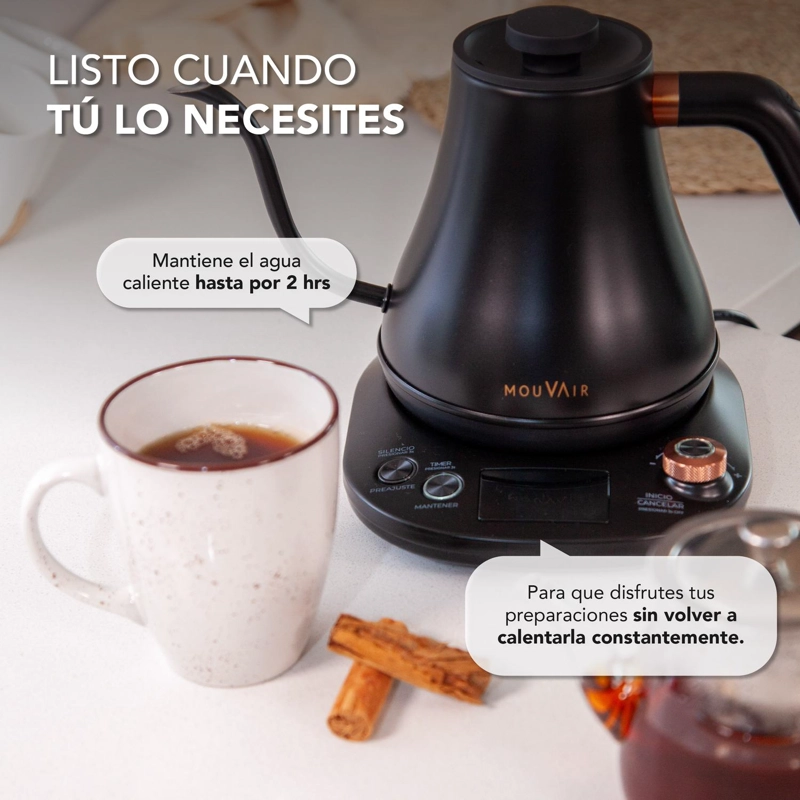 HERVIDOR ELECTRICO INTELIGENTE CUELLO CISNE MOUVAIR SWAN - 6