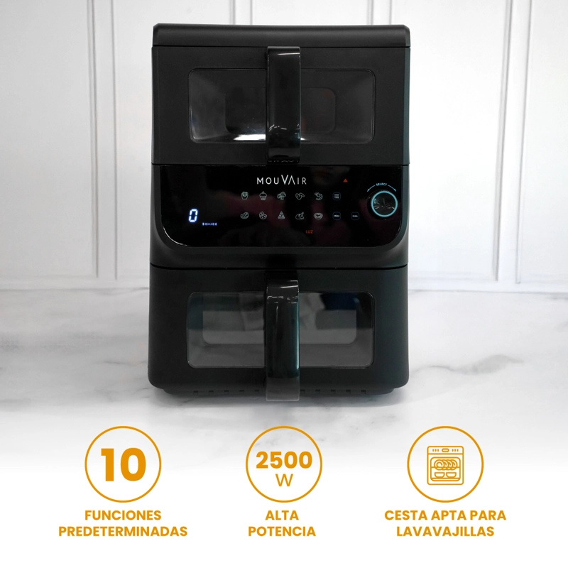 FREIDORA DE AIRE DUO 10L - 2