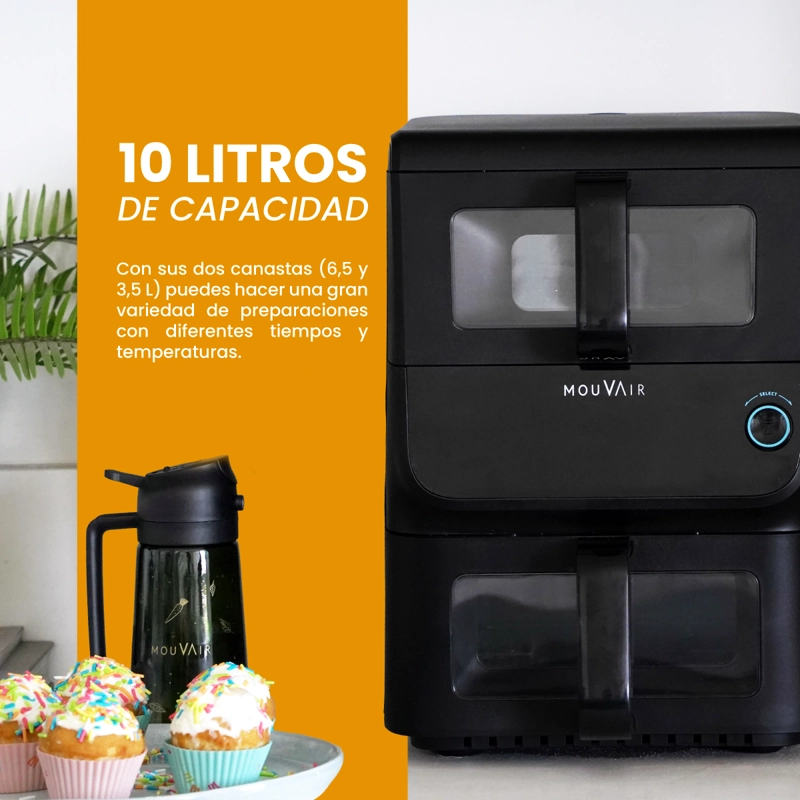 FREIDORA DE AIRE DUO 10L - 4