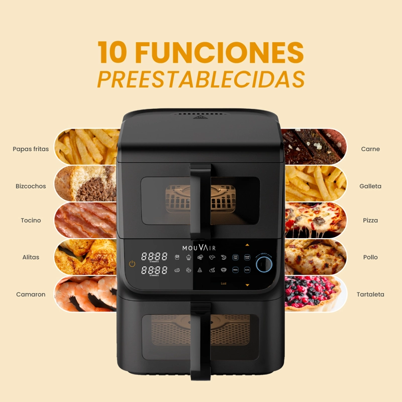 FREIDORA DE AIRE DUO 10L - 6