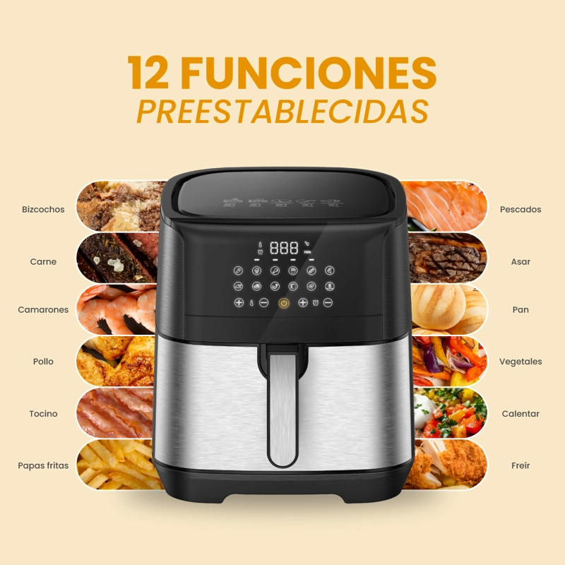 Freidora de aire Gourmet 7L - 6