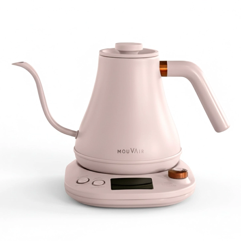 HERVIDOR ELE CTRICO CON CONTROL DE TEMPERATURA INTELIGENTE MOUVAIR SWAN ROSA