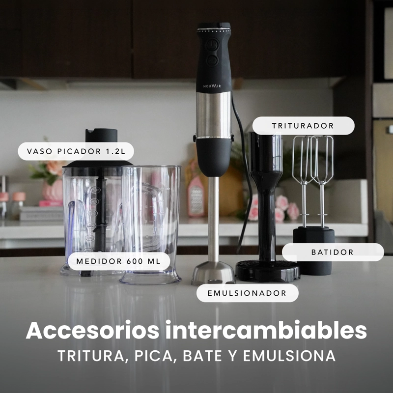MINIPIMER Y BATIDORA MOUVAIR MIXER 1300W - 3