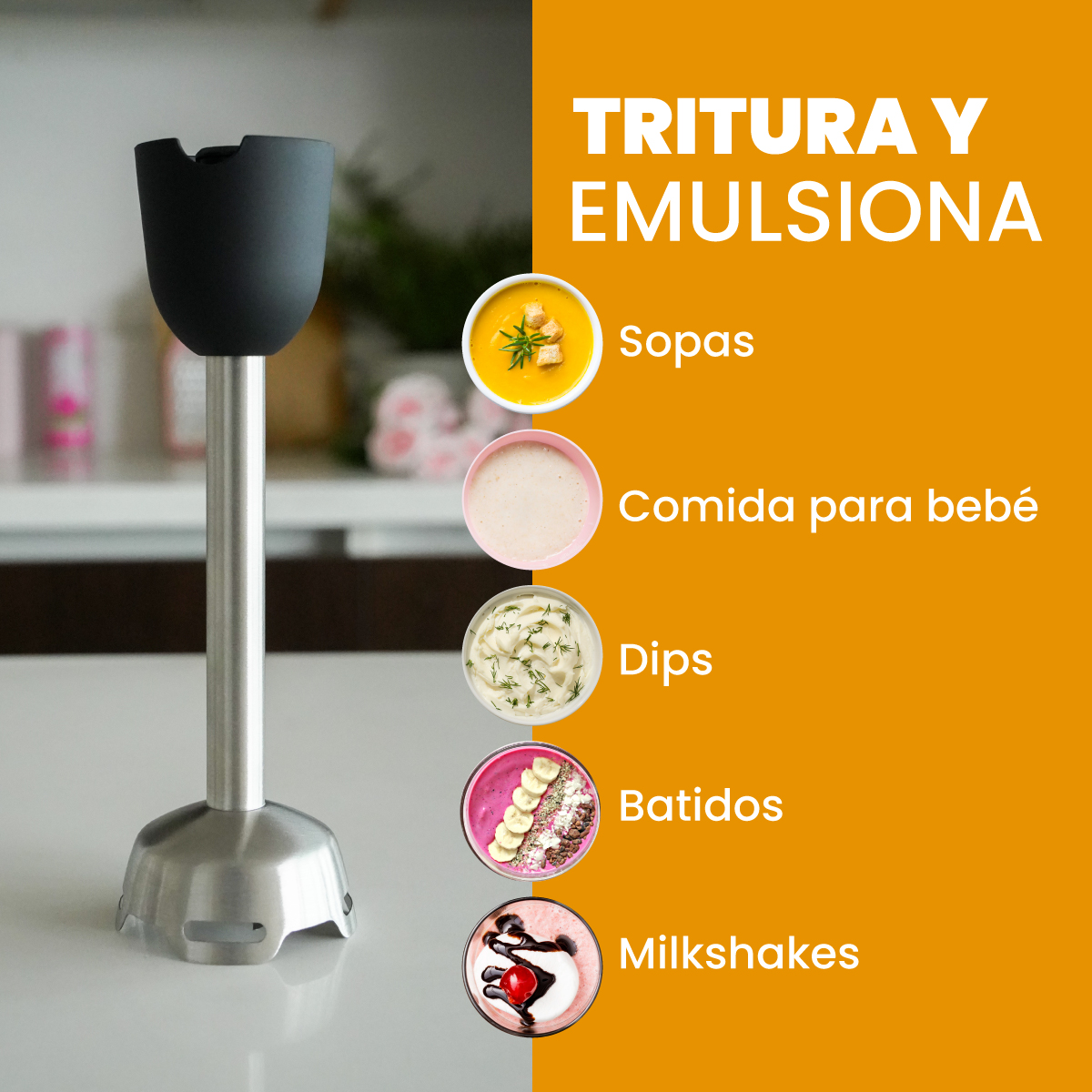 MINIPIMER Y BATIDORA MOUVAIR MIXER 1300W - 6