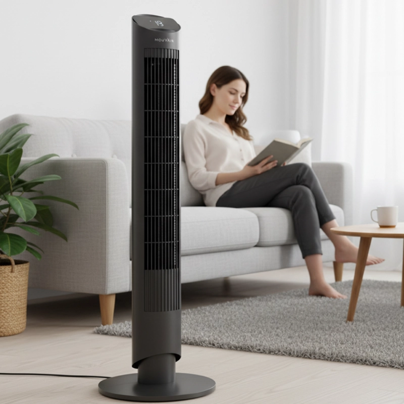 VENTILADOR TOWER FAN MOUVAIR FREEZE CON 6 VELOCIDADES Y APP - 3
