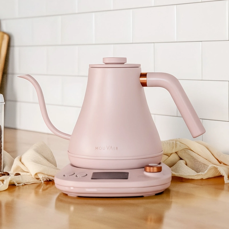 HERVIDOR ELE CTRICO CON CONTROL DE TEMPERATURA INTELIGENTE MOUVAIR SWAN ROSA - 5
